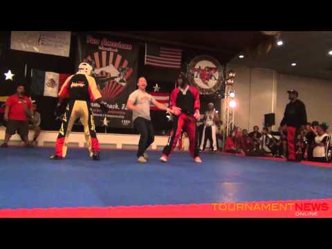 Kevin Walker vs Anthony Merricks WKF Championship Fighting at Pan American Internationals 2013
