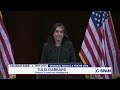 Director Of National Intelligence Tulsi Gabbard At Charlie Kirk Memorial Service