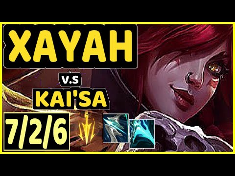 ΚINZU (XAYAH) vs KAI'SA - 7/2/6 KDA BOTTOM ADC GAMEPLAY - EUW Ranked GRANDMASTER