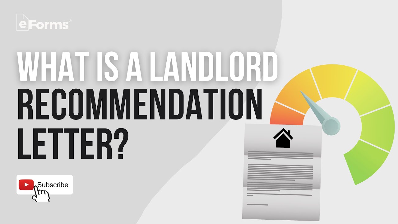 Landlord Recommendation Letter EXPLAINED