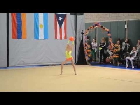 Elizabeth Savchenko. RG. Ball. Las Vegas Invitational, 16.01.2015.