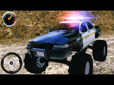 Police Monster Car Stunts Racing - Truck Drive Simulator 3D - Android Gameplay