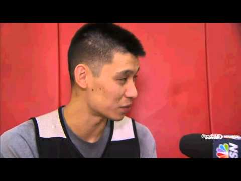 林書豪對戰勇士賽前訪問 Jeremy Lin pre-game interview vs Warriors  2013.03.08 G63