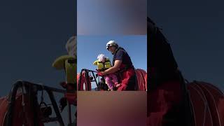 They saved 176 people in 24 hours from a boat that was about to sink