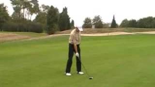 preview picture of video 'Nicolas Grossia golf swing 3 wood from fairway'