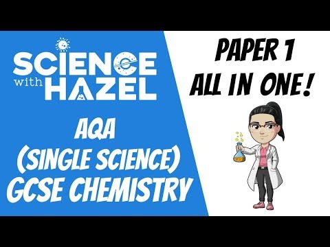 ALL OF AQA CHEMISTRY (9-1) ⭐PAPER 1⭐ IN ONE HOUR!!!!! (2025) | GCSE CHEMISTRY | SCIENCE WITH HAZEL