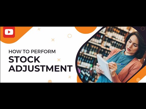 How to Do a Stock Adjustment