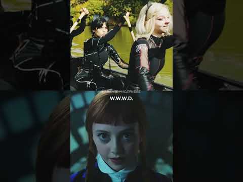 🖤 Wednesday × Enid × Agnes | “Light Meets Darkness”✨ | Netflix Edit | #theatomiczphere#shorts#trend