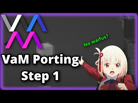 VaM Porting Tutorial - Step 1 - Prepping (Blender)