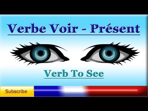 French Lesson 50 - Learn French Verb To See (Voir) Present Tense - see you soon, later and tomorrow