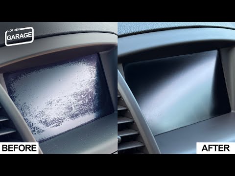 Restoring a Scratched Car LCD Screen – Before & After!