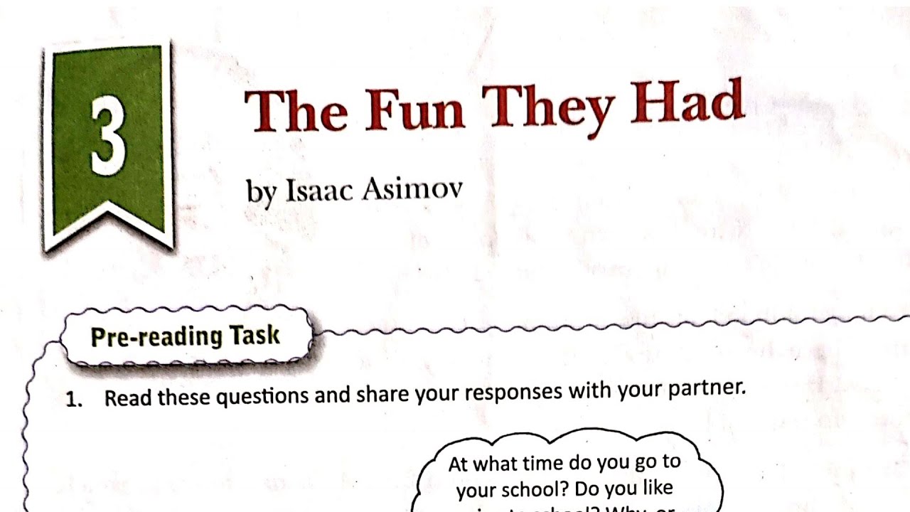 Watch video The Fun They Had by Isaac Asimov||DAV Class 8 English||Complete detailed and easy explanation|| Now The Fun They Had by Isaac Asimov||DAV Class 8 English||Complete detailed and easy explanation||