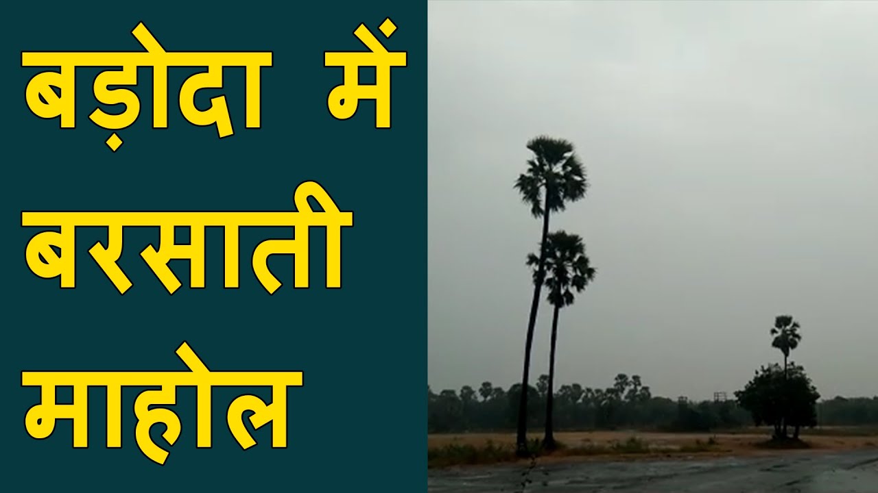 Heavy rain in vadodara today | मौसम की करवट | Gujarat witness unseasonal rain shower,Farmers worried