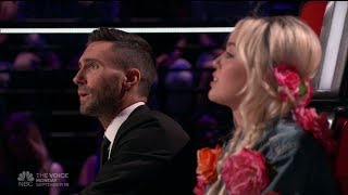 Miley Cyrus &amp; Adam Levine on The Voice 12 - Funny Moments Part 2