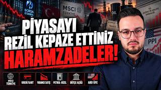 PİYASAYI, ÜLKEYİ REZİL ETTİNİZ HARAMZADELER!