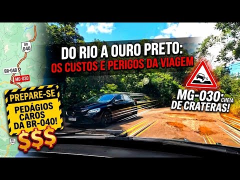 Do RIO DE JANEIRO à OURO PRETO - Ir de carro compensa?
