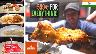 Barbecue Nation UNLIMITED INDIAN Food Buffet: Foreigner Reaction