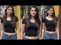 Saiee Manjrekar Spotted At Juhu