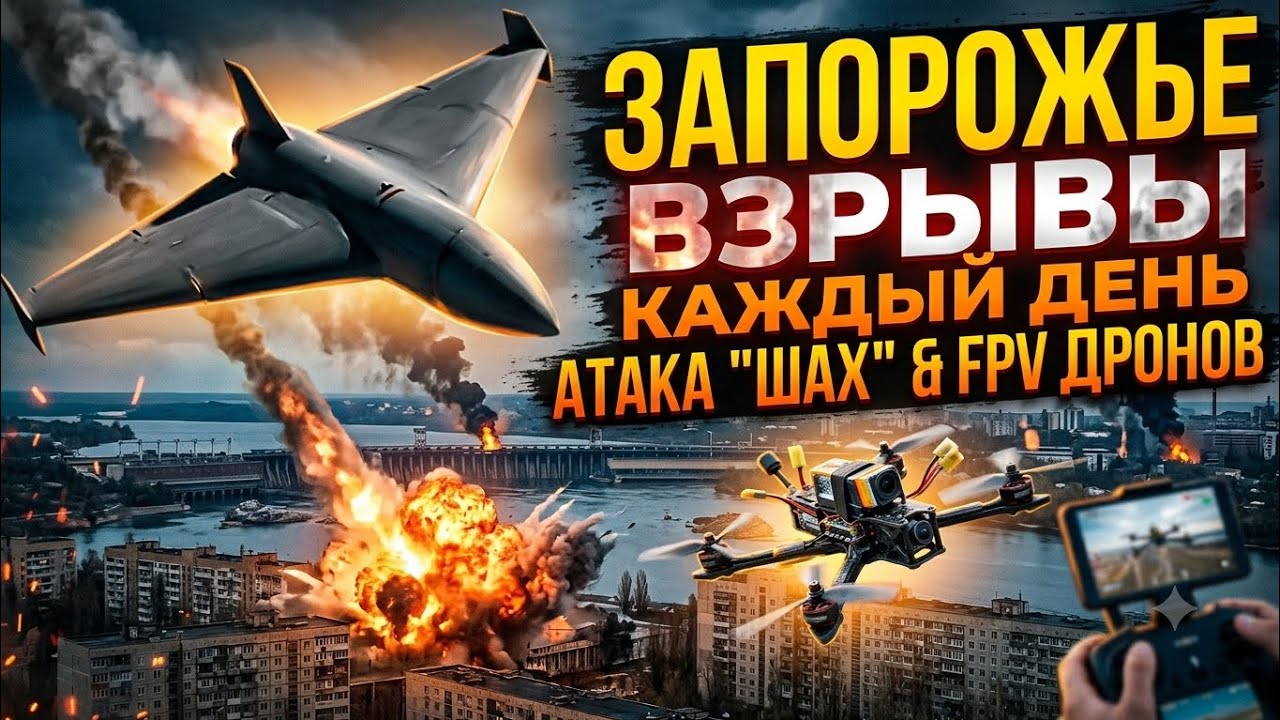 Запорожье СЕГОДНЯ, АТАКА ДРОНОВ, ШАХЕДЫ, FPV, ОБСТРЕЛЫ, НОВОСТИ ОБСТАНОВКА 09.06.2