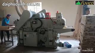 Máy bào 2 mặt dao xoắn tải nặng