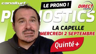 emission video des courses turf pmu du Mercredi 2 septembre 2026
