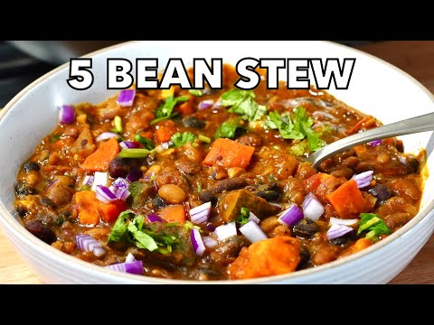 HEALTHY 5 BEAN STEW (VEGAN) FOR ALL SEASONS