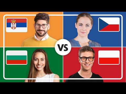 Serbian vs Bulgarian vs Polish vs Czech | Comparing Slavic Languages