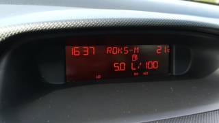 Peugeot 308, 120лс, 1.6 бензин, 2008 - расход топлива (Пежо 308)
