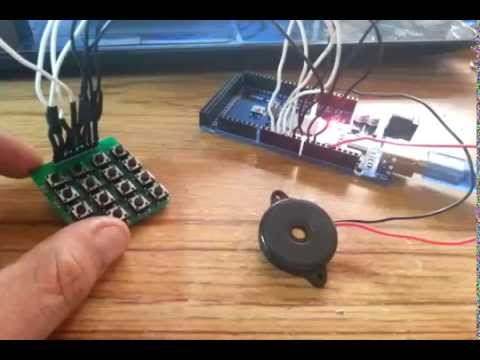 4 x 4 Matrix Keypad Module video