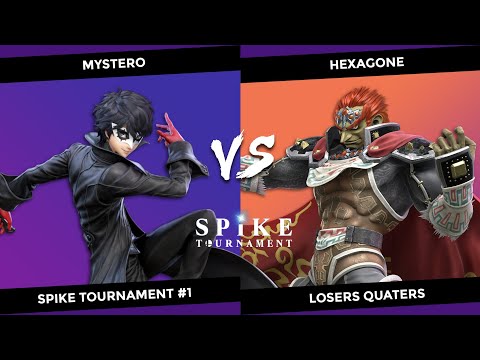 Spike Tournament #1 Losers Semis - Hexagone (Ganondorf) Vs Mystero (Joker) Smash Ultimate SSBU