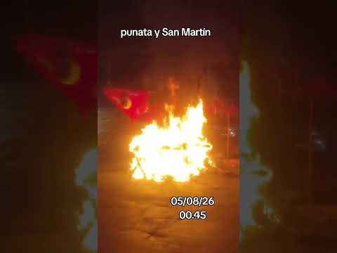 se registra un incendio en la punata y San Martin exactamente el puente de banderas