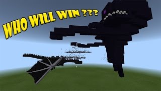 Ender Dragon vs Wither Storm | Minecraft PE