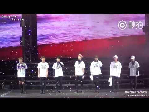 [FANCAM] [160702] BTS concert in Nanjing - Young Forever