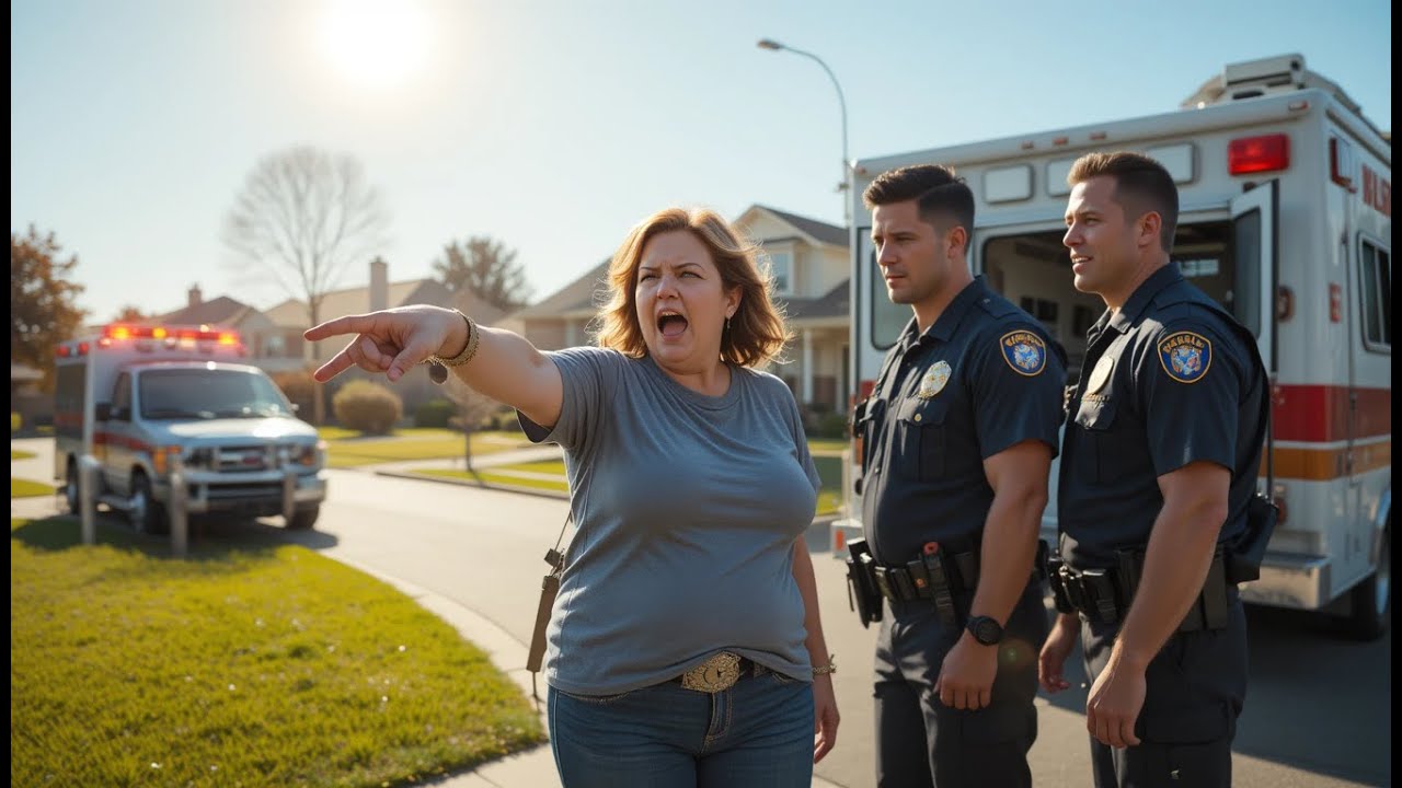 "HOA Karen Told the Paramedics to Take Another Route—But They’re Rushing to Save a Life!"