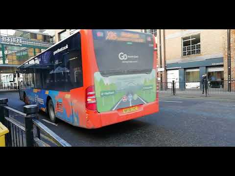 Go North East 5298 on the Tynedale Express X85 to Newbrough