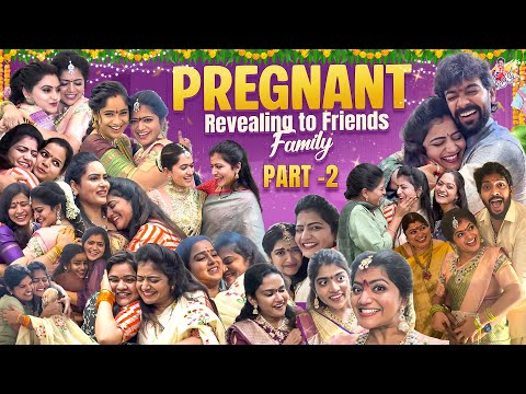 Pregnancy Revealing to Friends & Family | Pregnant | Shiva Jyothi | Jyothakka 