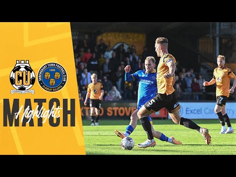 Cambridge United v Shrewsbury Town highlights
