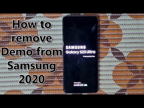 Samsung Demo removing from S20 series (Retail Mode) by Chimera