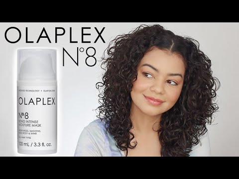 NEW OLAPLEX #8 BOND INTENSE MOISTURE MASK ON CURLY...