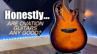 Video thumbnail for Are Ovation Guitars Any Good? by Jack Fossett