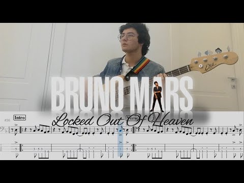 Bruno Mars - Locked Out of Heaven ( La Classe di Basso bass cover tab score )