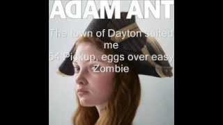 Adam Ant - Cool Zombie Lyrics