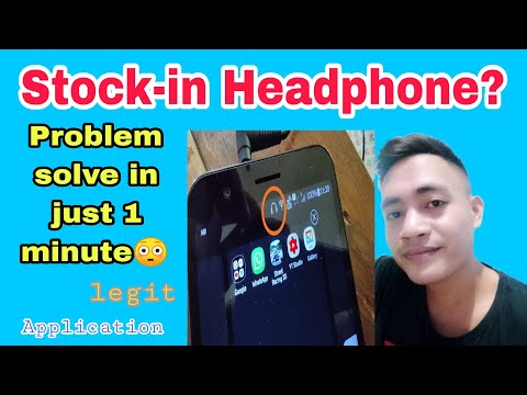 Paano alisin Ang naka stock in na headset/headphone sa iyong cellphone 2022