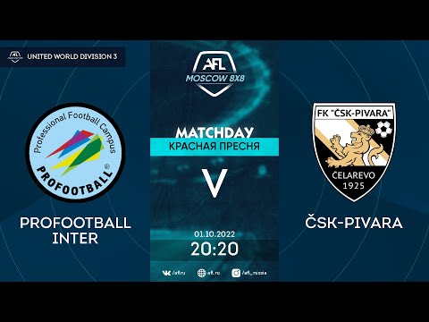 AFL22. United World. Division 3. Day 14. ProFootball Inter - ČSK-Pivara