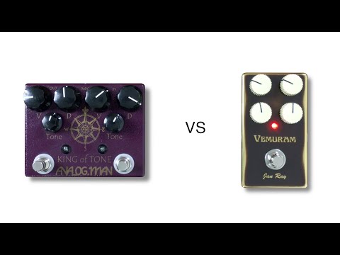 Analogman King of Tone vs Vemuram Jan Ray