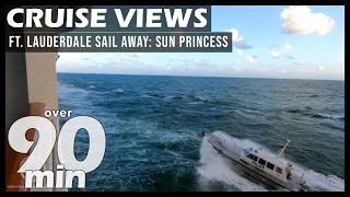 Ft. Lauderdale Sail Away Sun Princess #Cruise | 90 Min