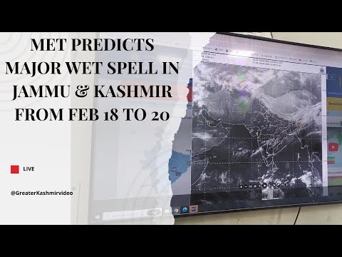 MeT predicts major wet spell in Jammu & Kashmir from Feb 18 to 20