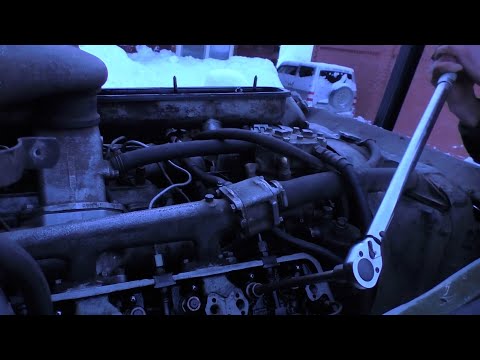 Вторая протяжка ГБЦ Ямз-238 динамометром.