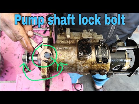 How to diesel pump shaft lock, perkins diesel pump