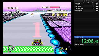 【SFC版F-ZERO】Queen League RTA 12'08"45（Golden Fox）【プレイ動画】